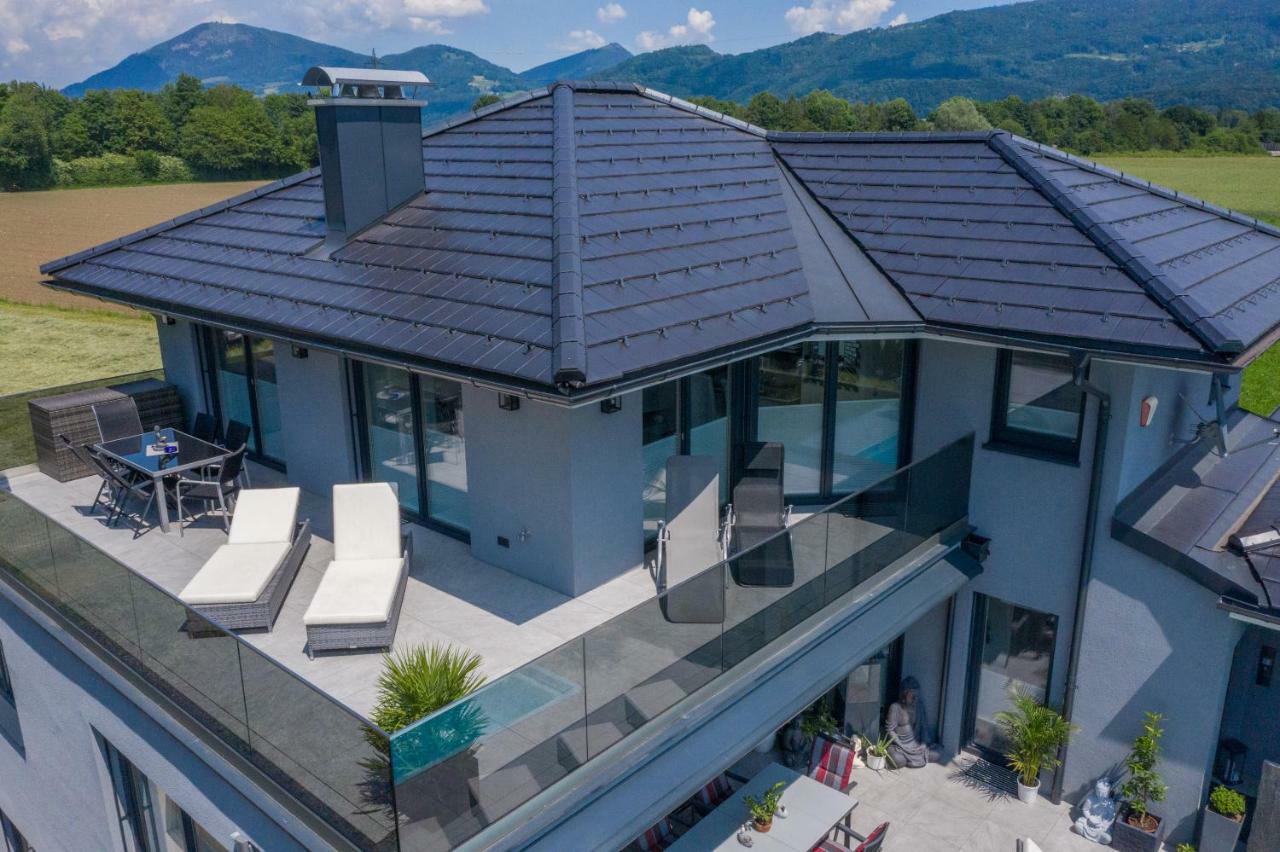 Luxurioese Penthaus Wohnung Anif Dış mekan fotoğraf